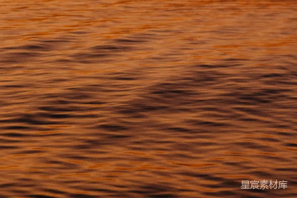 高清摄影 夕阳下的水面纹理