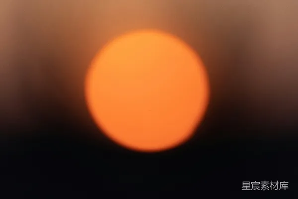 高清摄影 夕阳圆盘
