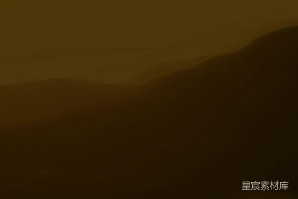 高清摄影 晨雾中的山峦