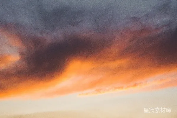 高清摄影 夕阳余晖下的云彩