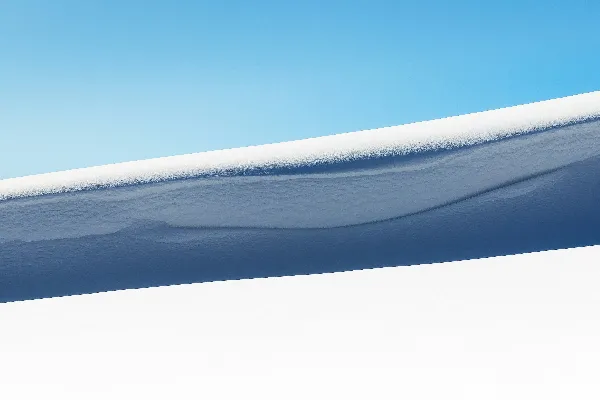 高清摄影 纯净的蓝天与雪原