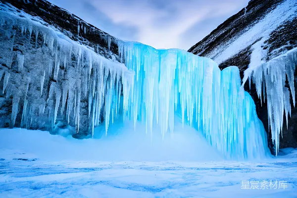 高清摄影 冰瀑奇观