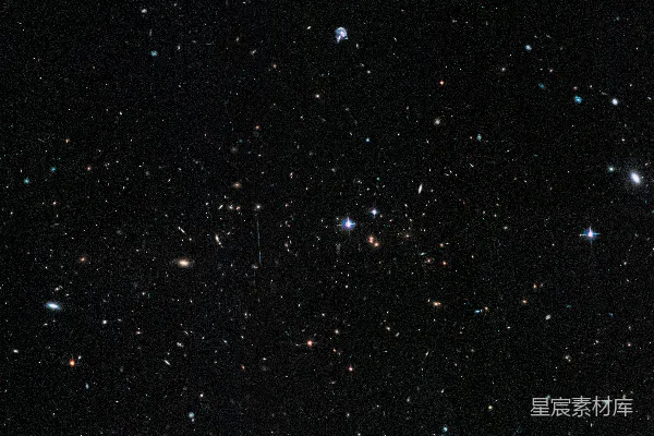 高清摄影 星系群的深空视图