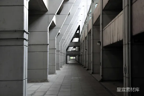 高清摄影 现代建筑廊道