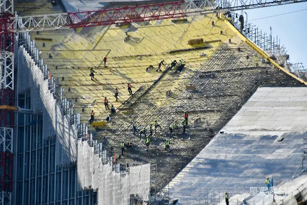 高清摄影 建筑工地上的辛勤工人