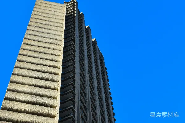 高清摄影 蓝天下的现代建筑