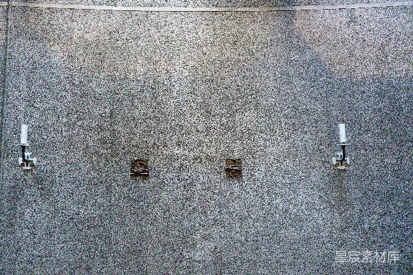 高清摄影 混凝土墙上的装饰灯具