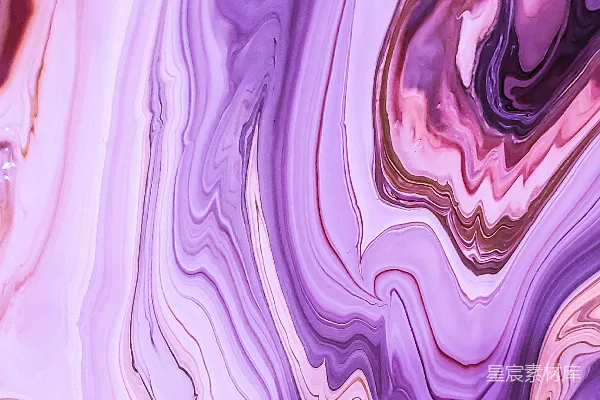 高清摄影 梦幻流动的紫色调抽象艺术