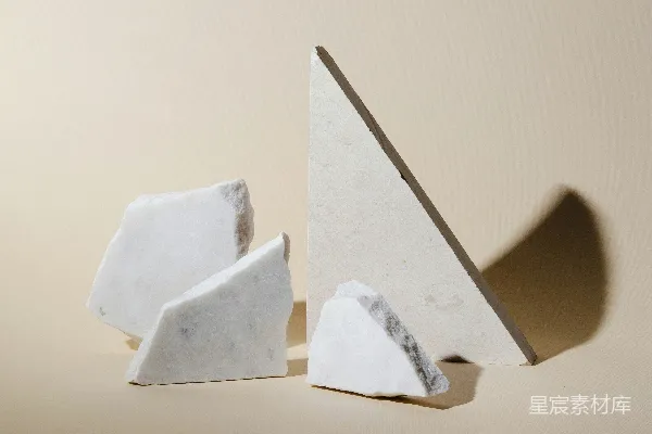 高清摄影 几何形态的大理石碎片