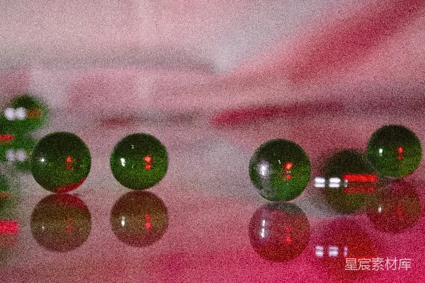 高清摄影 绿宝石般的珠子