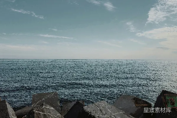 高清摄影 海与礁石