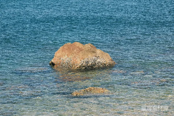 高清摄影 海中礁石