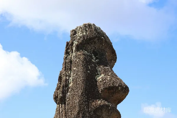 高清摄影 复活节岛的摩艾石像