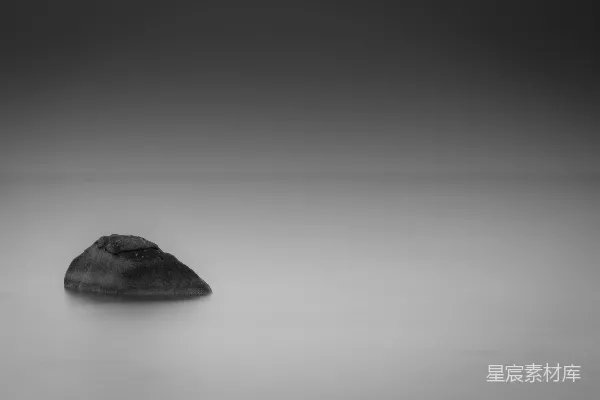 高清摄影 静谧的石与海