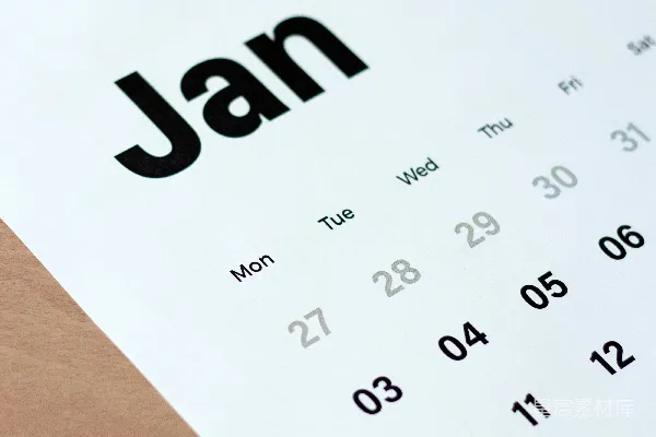 高清摄影 2022年1月日历