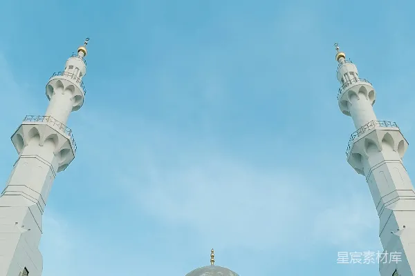 高清摄影 清真寺的壮丽建筑