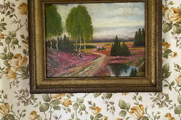 高清摄影 复古风景画与花卉壁纸