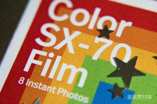 高清摄影 色彩鲜艳的SX-70彩色胶卷