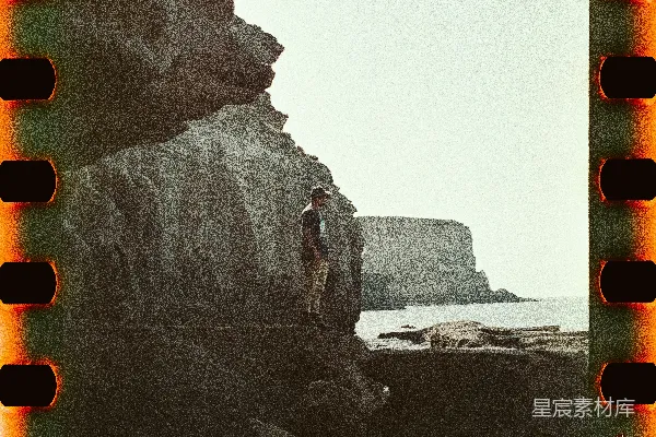 高清摄影 海边思考者
