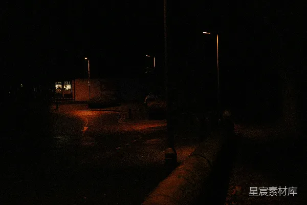 高清摄影 夜晚的街道