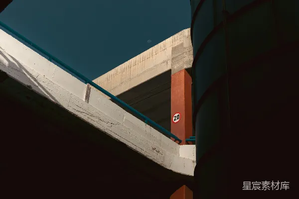 高清摄影 城市建筑的光影交错