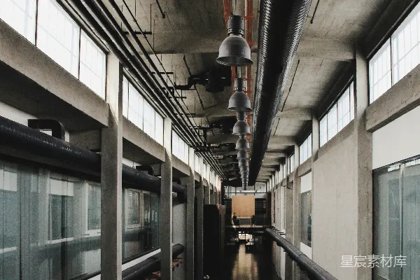 高清摄影 工业风走廊