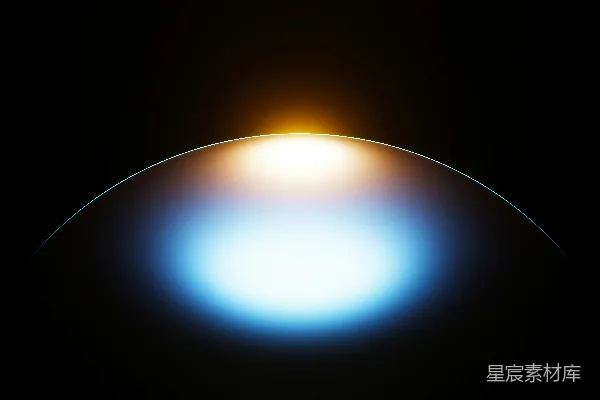 高清摄影 璀璨星空中的神秘光晕