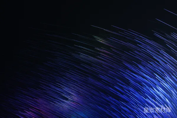 高清摄影 星轨与夜空的交织