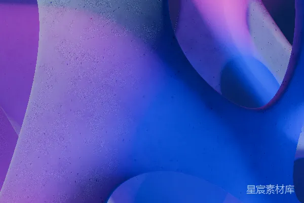 高清摄影 蓝色渐变的抽象几何构图