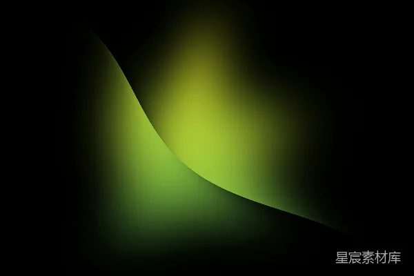 高清摄影 绿色渐变曲线背景