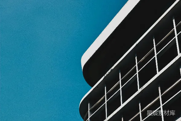 高清摄影 现代建筑与蓝天