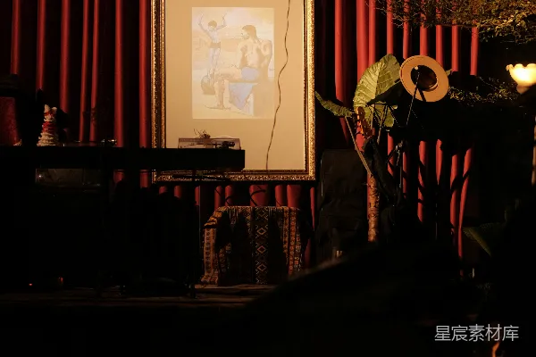 高清摄影 夜晚舞台上的艺术与音乐