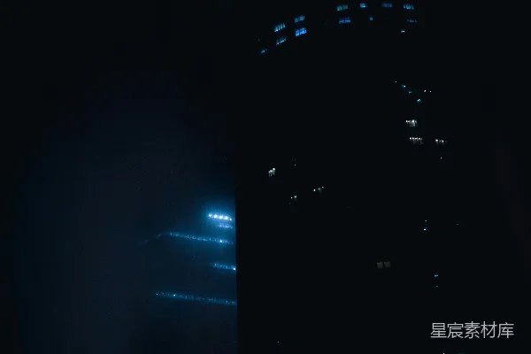 高清摄影 夜幕中的摩天大楼