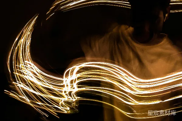 高清摄影 光绘舞者