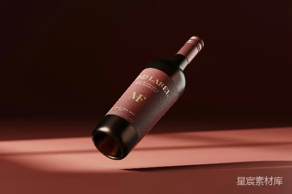 高清摄影 优雅酒瓶设计展示