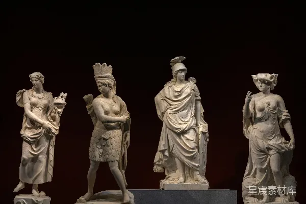 高清摄影 古典雕塑群像