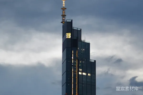 高清摄影 现代摩天大楼夜景