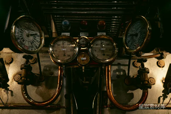 高清摄影 复古工业控制室