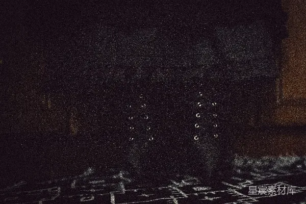 高清摄影 夜幕下的神秘符号