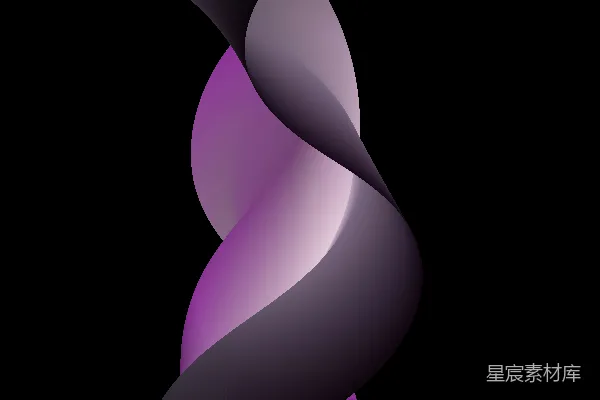 高清摄影 紫色旋转曲线