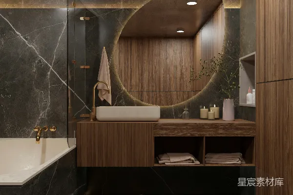 高清摄影 现代奢华浴室设计