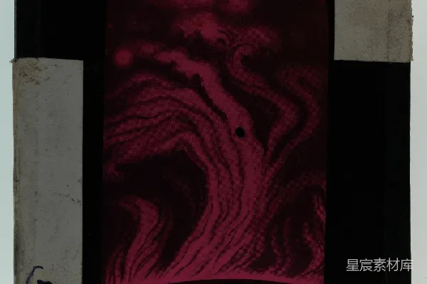 高清摄影 抽象流动的红黑色调