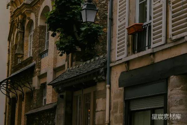 高清摄影 巴黎老建筑街景