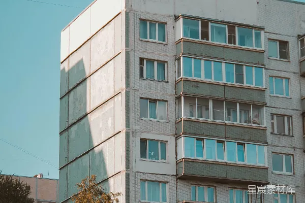 高清摄影 老式公寓建筑