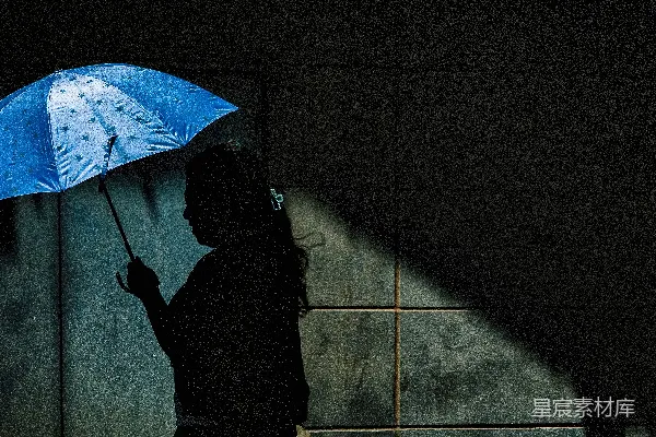 高清摄影 雨中剪影