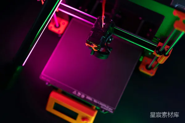 高清摄影 多彩3D打印机