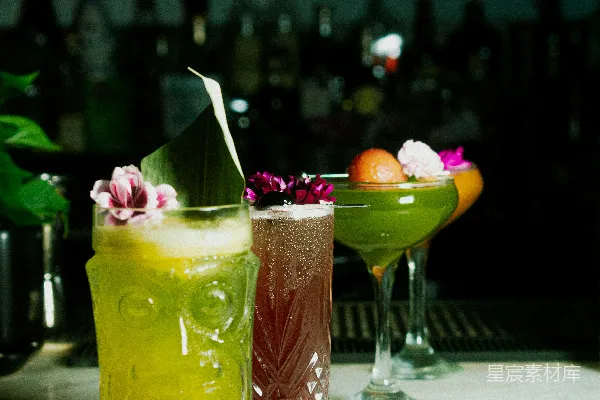 高清摄影 色彩斑斓的鸡尾酒时光