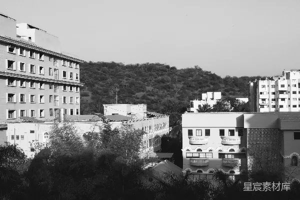 高清摄影 黑白城市风景