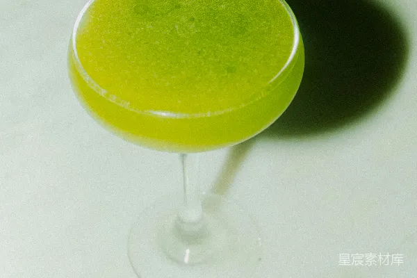 高清摄影 清新绿色鸡尾酒