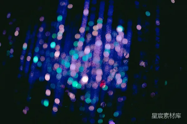高清摄影 夜空中闪烁的光点